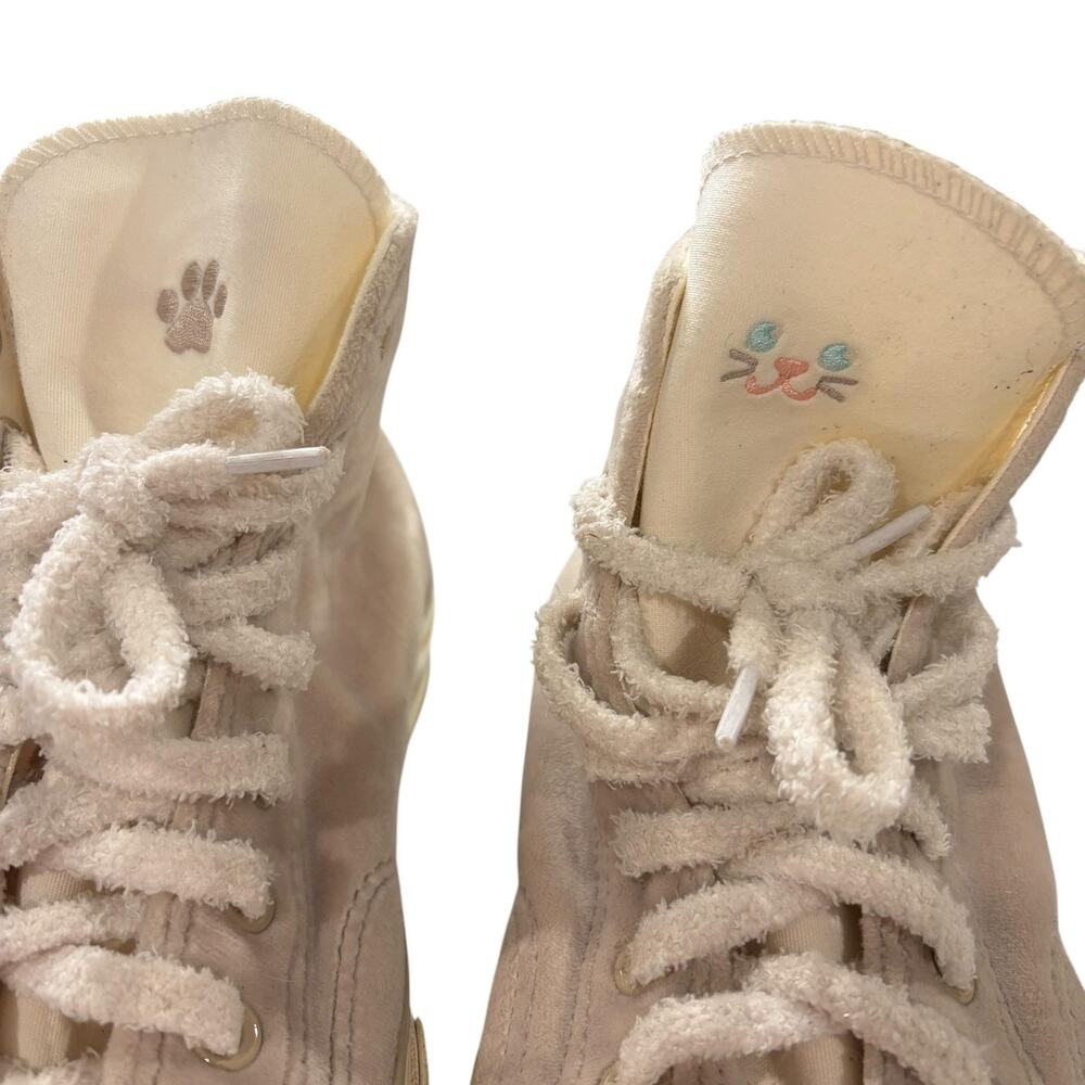 Converse Chuck Taylor All Star Shoes Mens Size 9 Beige Cat High Top A08160C - Picture 3 of 11